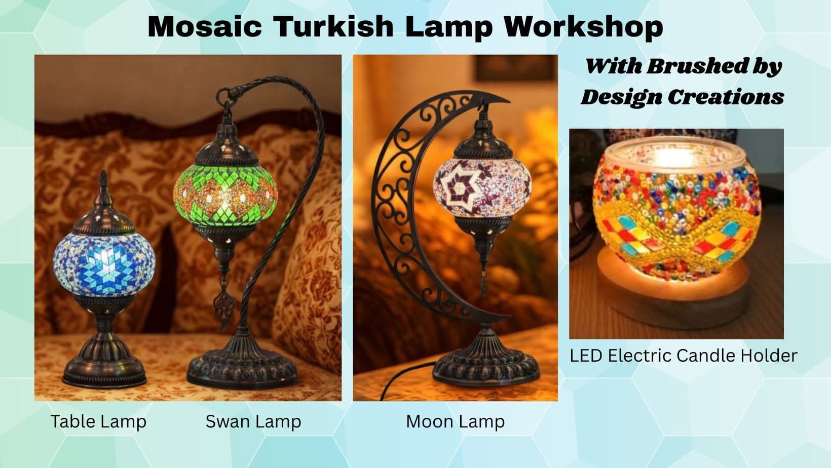 07/19 Create Mosaic Turkish Lamps at Celts Pub of Farmington, MN at 6 PM