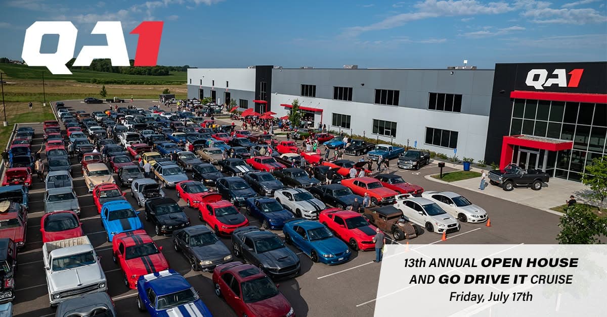 13th Annual QA1 Open House and #goDRIVEit Cruise
