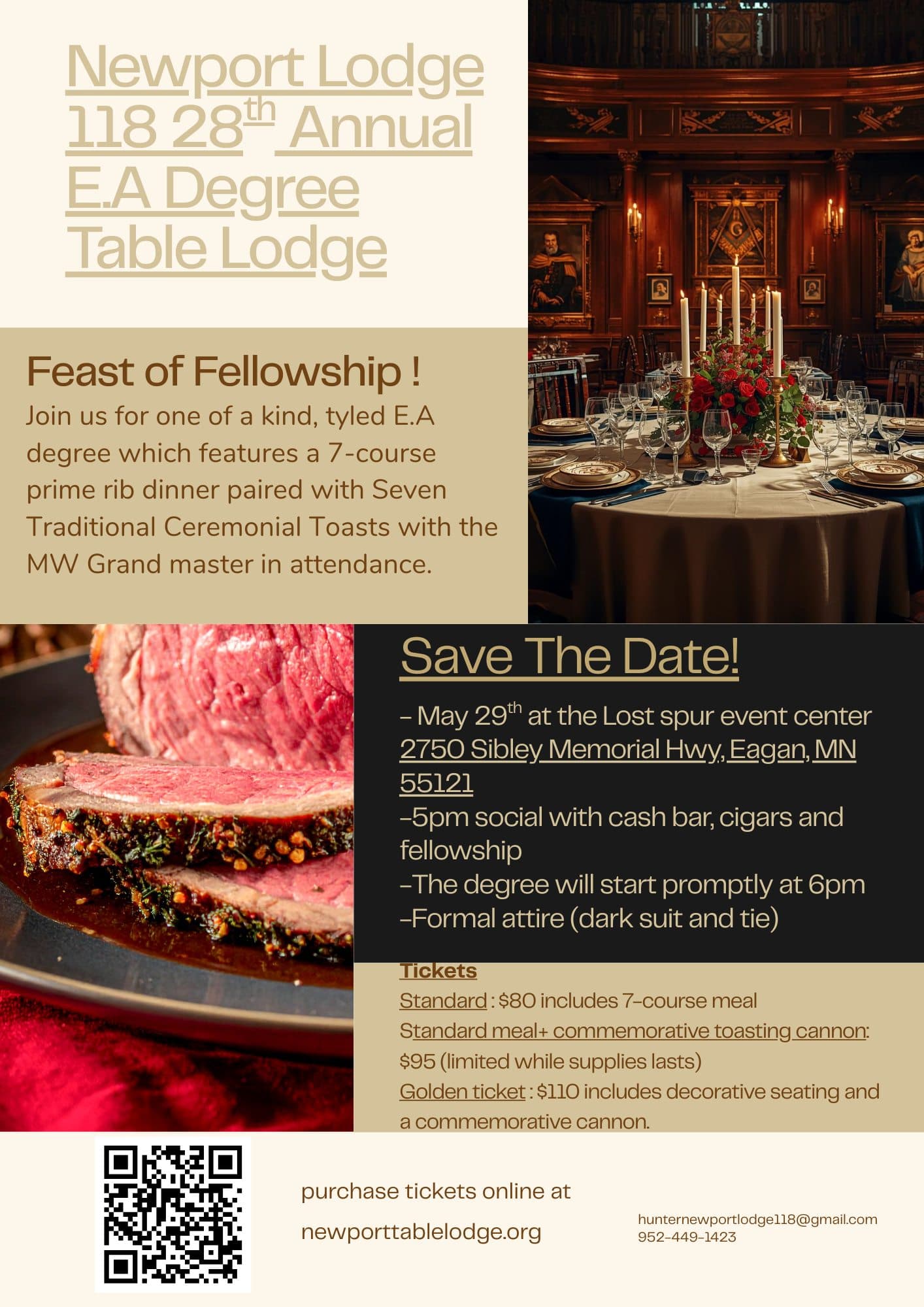 28th Annual Newport Table Lodge