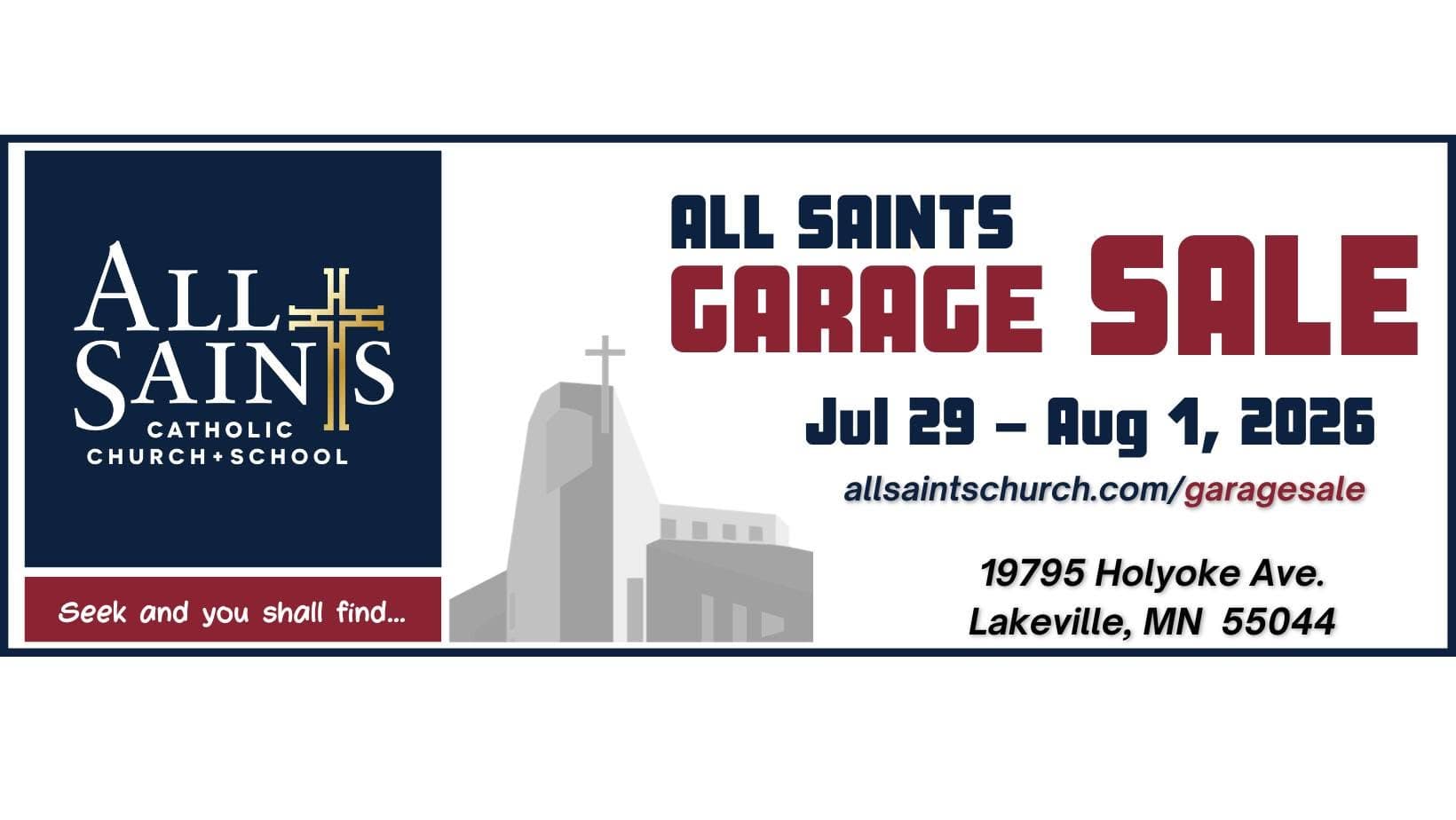All Saints Garage Sale