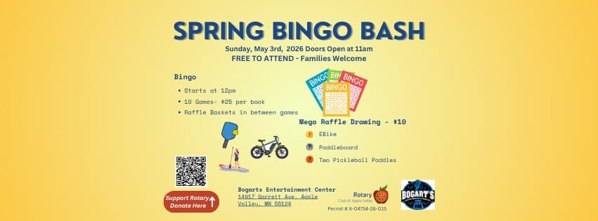 Apple Valley Rotary Spring BINGO Bash