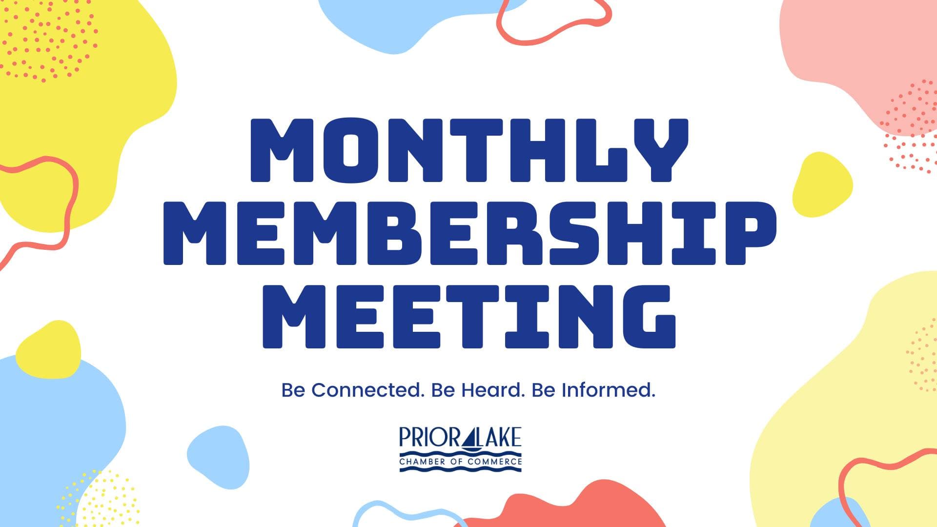 April Membership Meeting