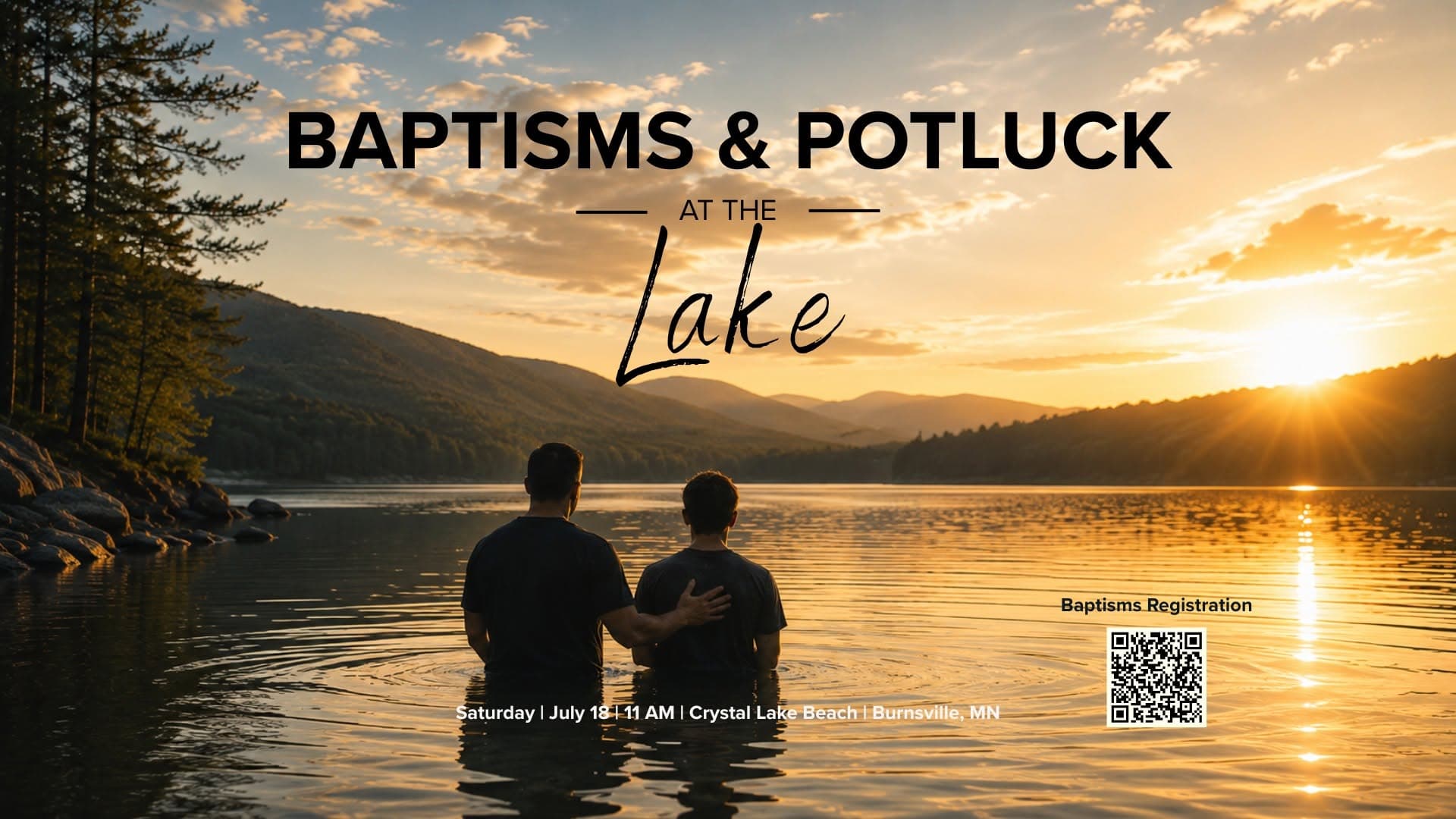 Baptisms & Potluck at the Lake