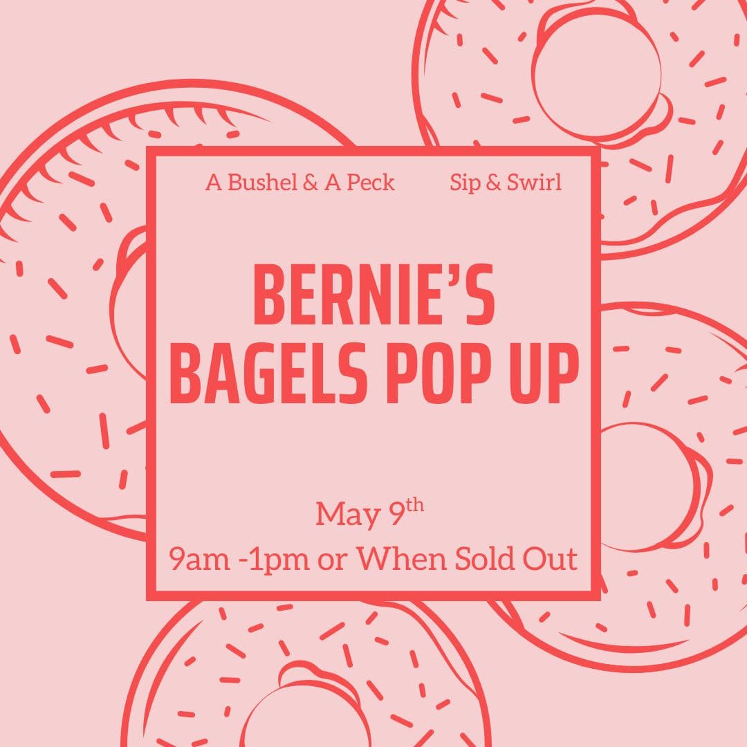 Bernie's Bagels Pop Up!