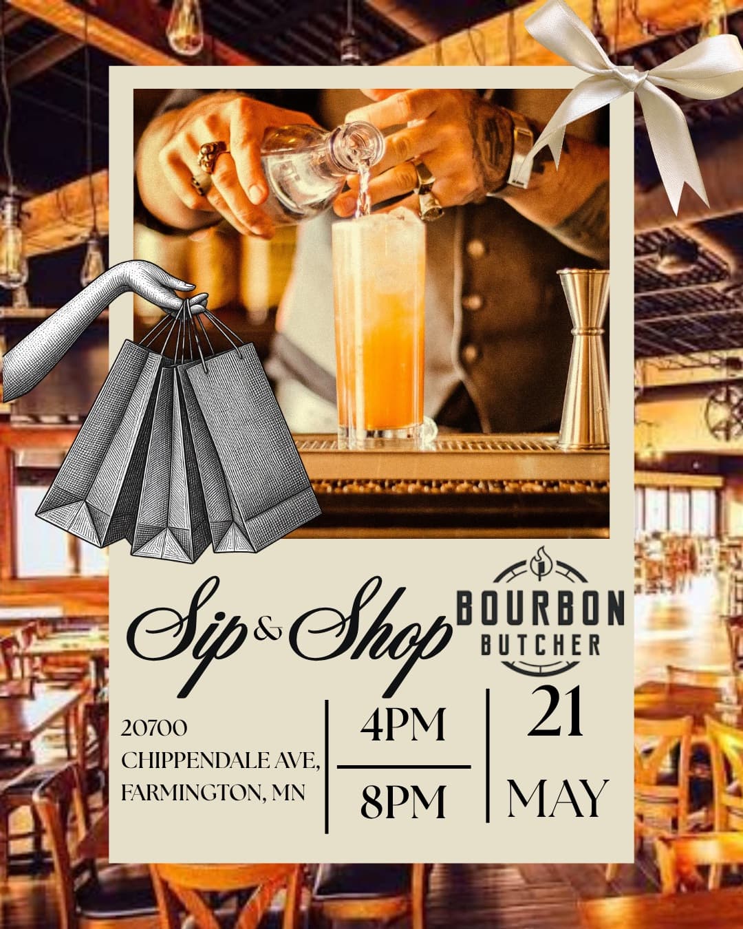 Bourbon Butcher Sip & Shop!
