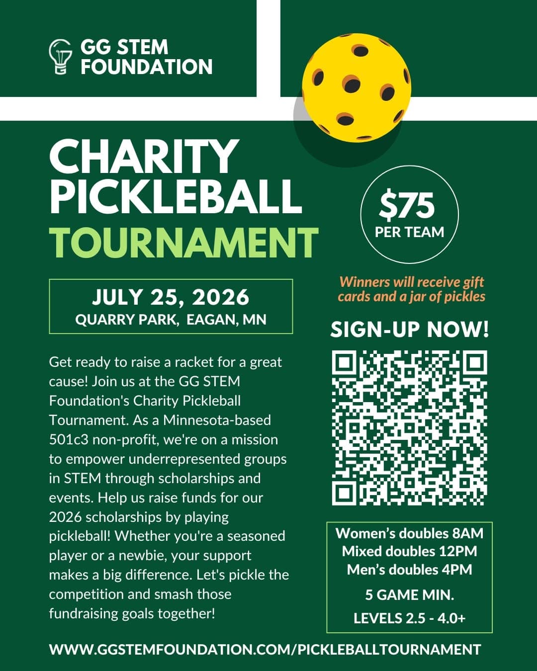 Charity Pickleball Tournament