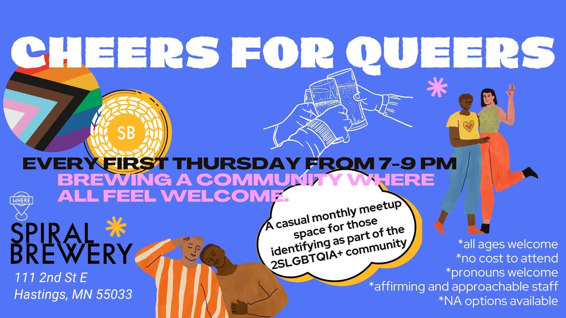 Cheers for Queers at Spiral Brewery