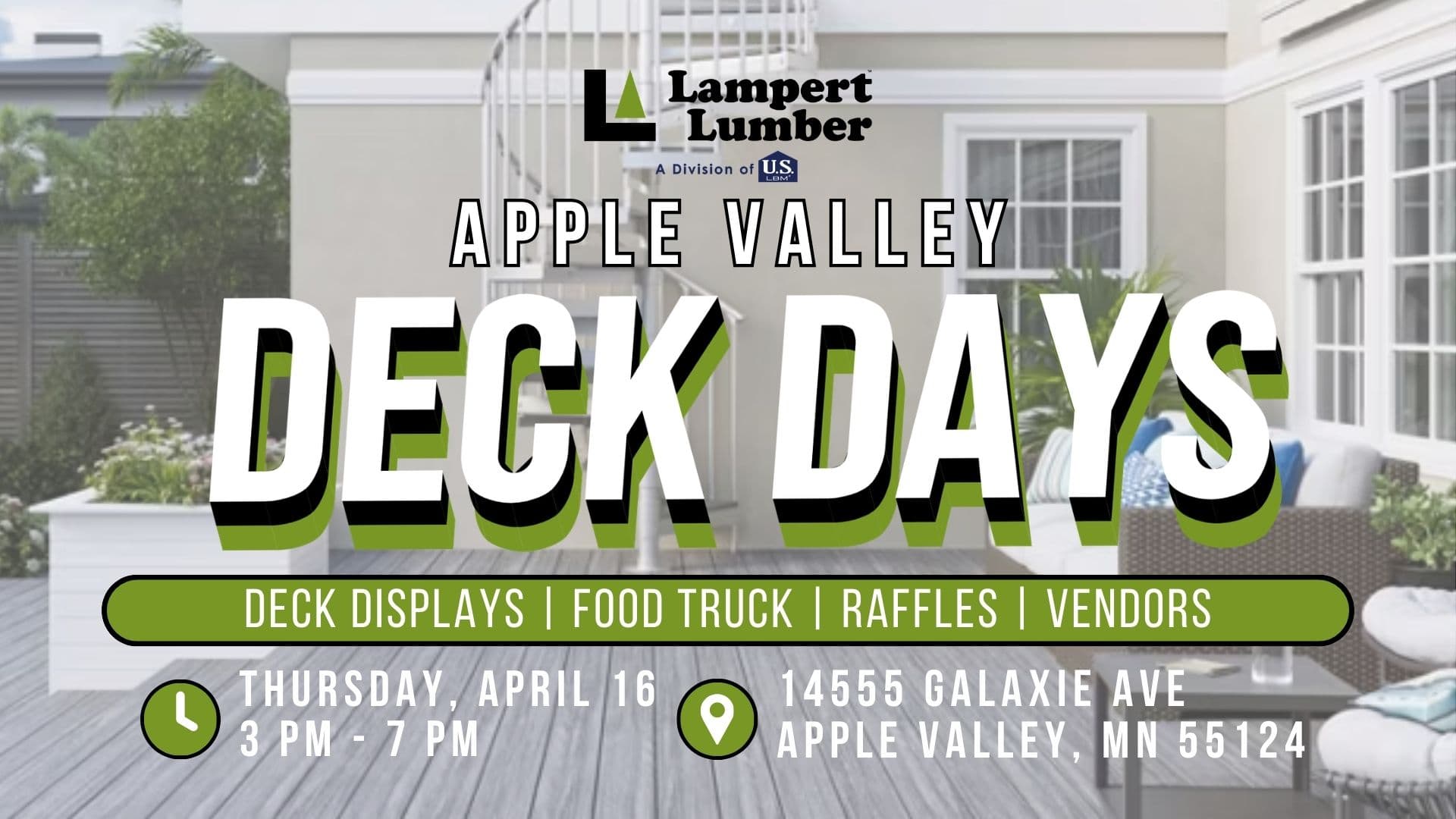 Deck Days @ Lampert Lumber Apple Valley