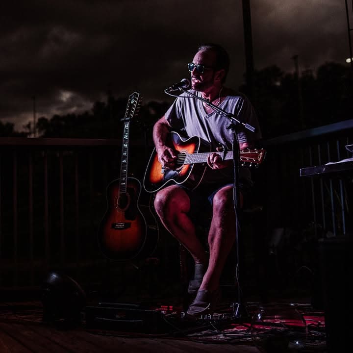Denny McGovern is playing at the Buck Hill Car Show