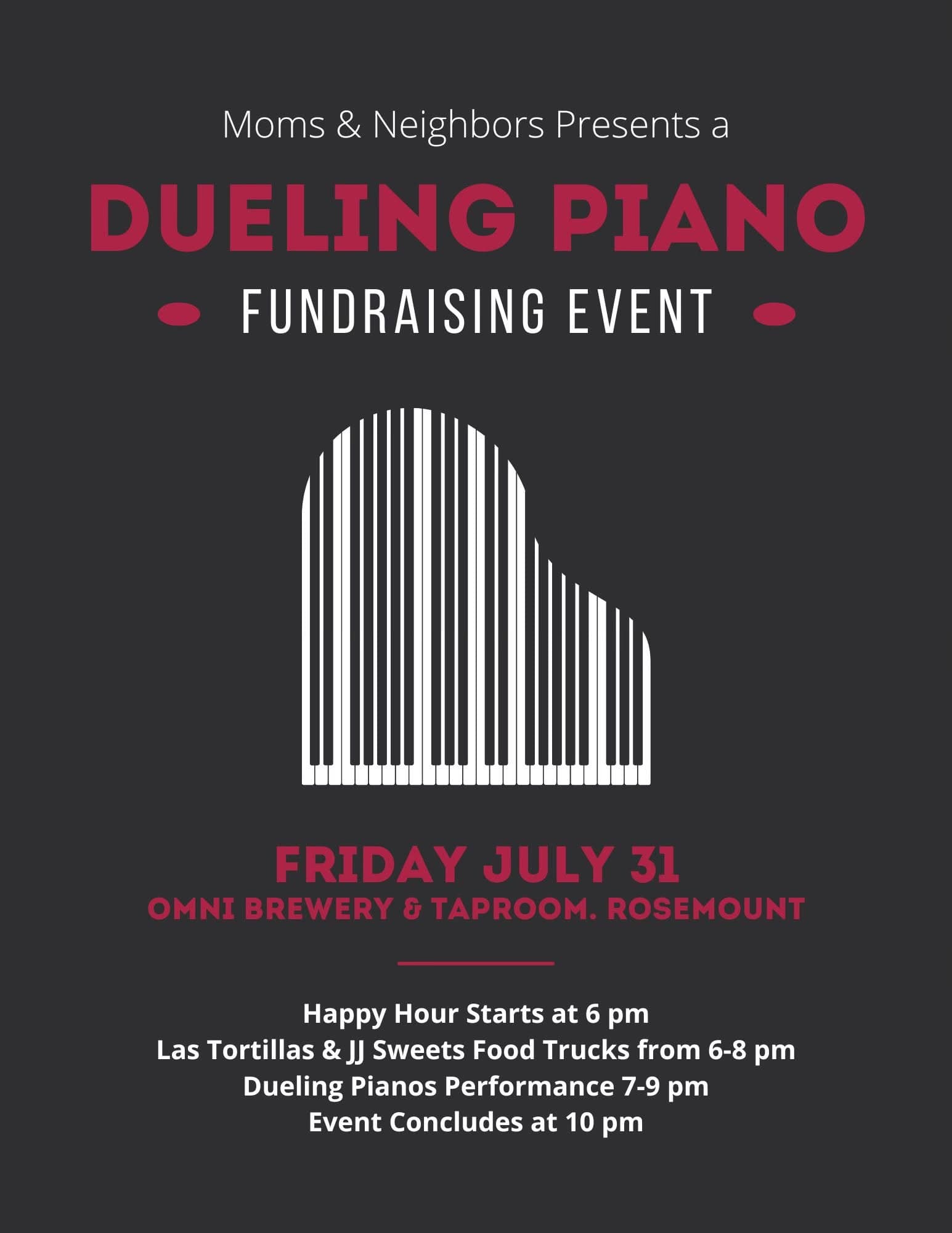 Dueling Piano Fundraising Event