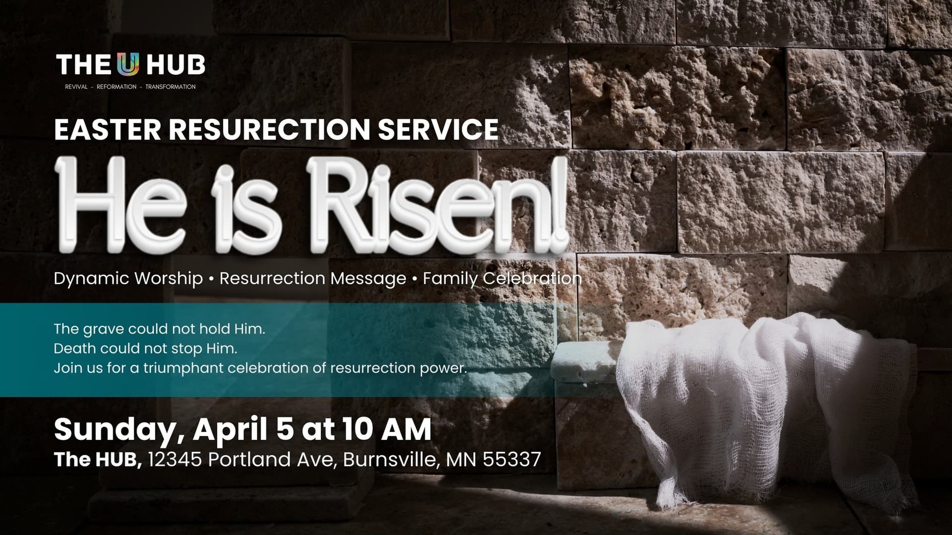 Easter Service/Easter Egg Hunt @ The Hub