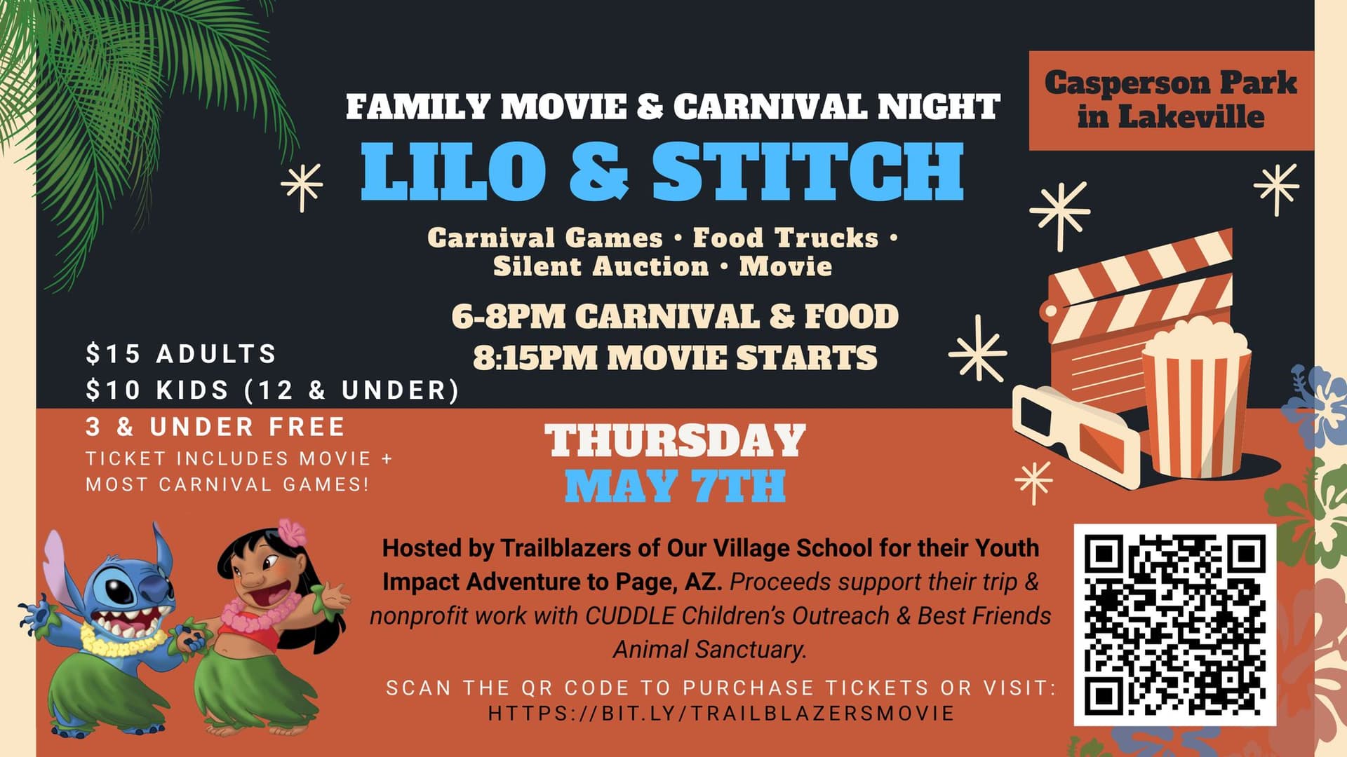 Family Movie & Carnival Night - Lilo & Stitch