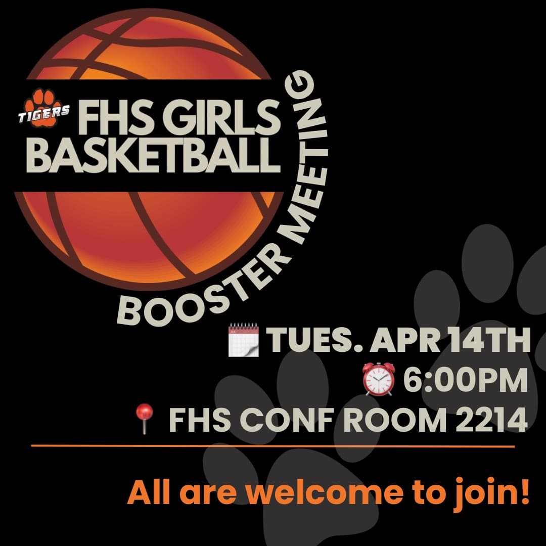 FHS Girls Basketball Booster Meeting