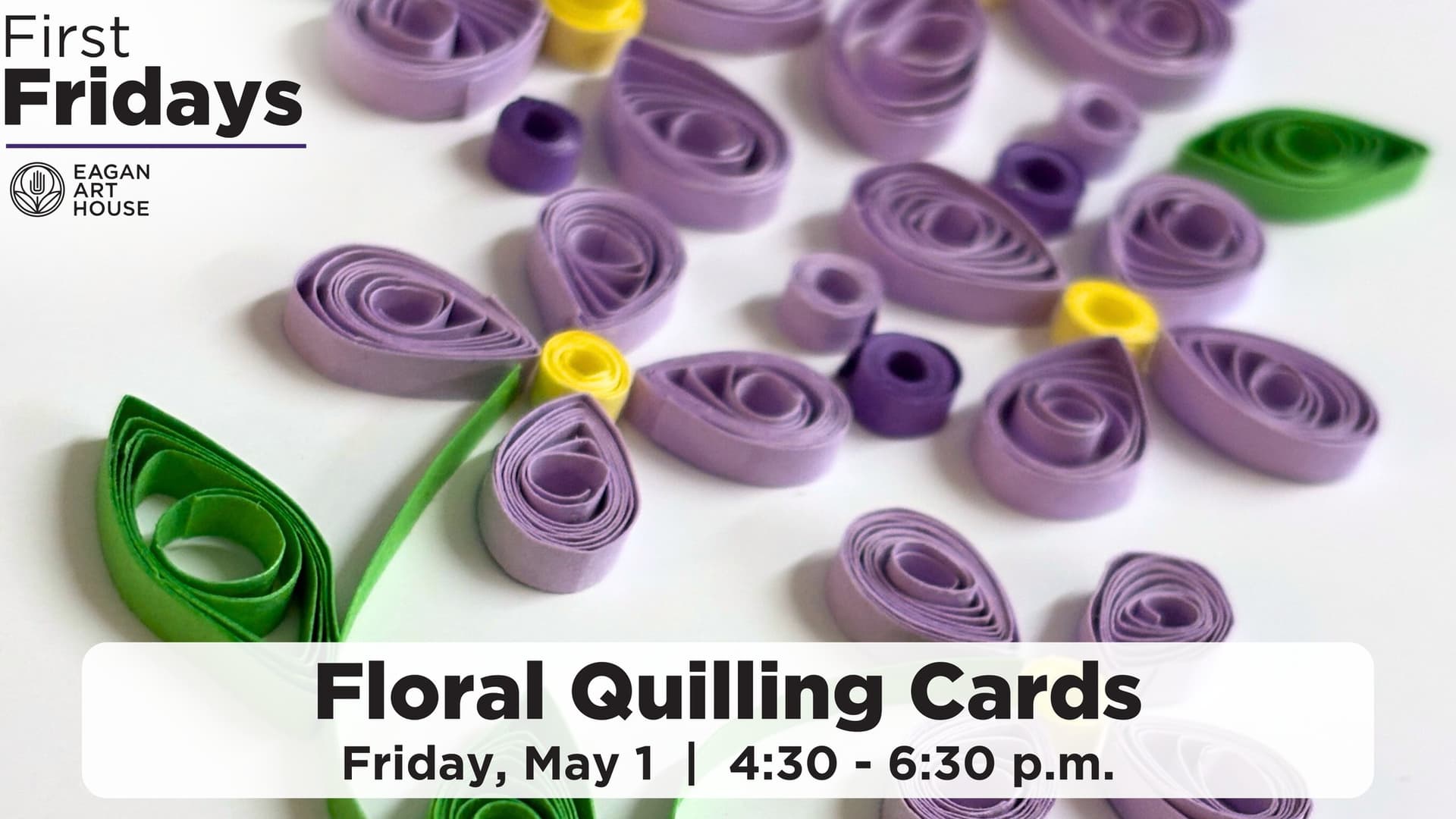 First Friday: Floral Quilling Cards