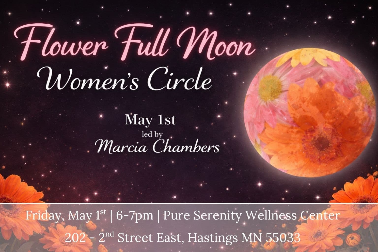Flower Full Moon Women's Circle