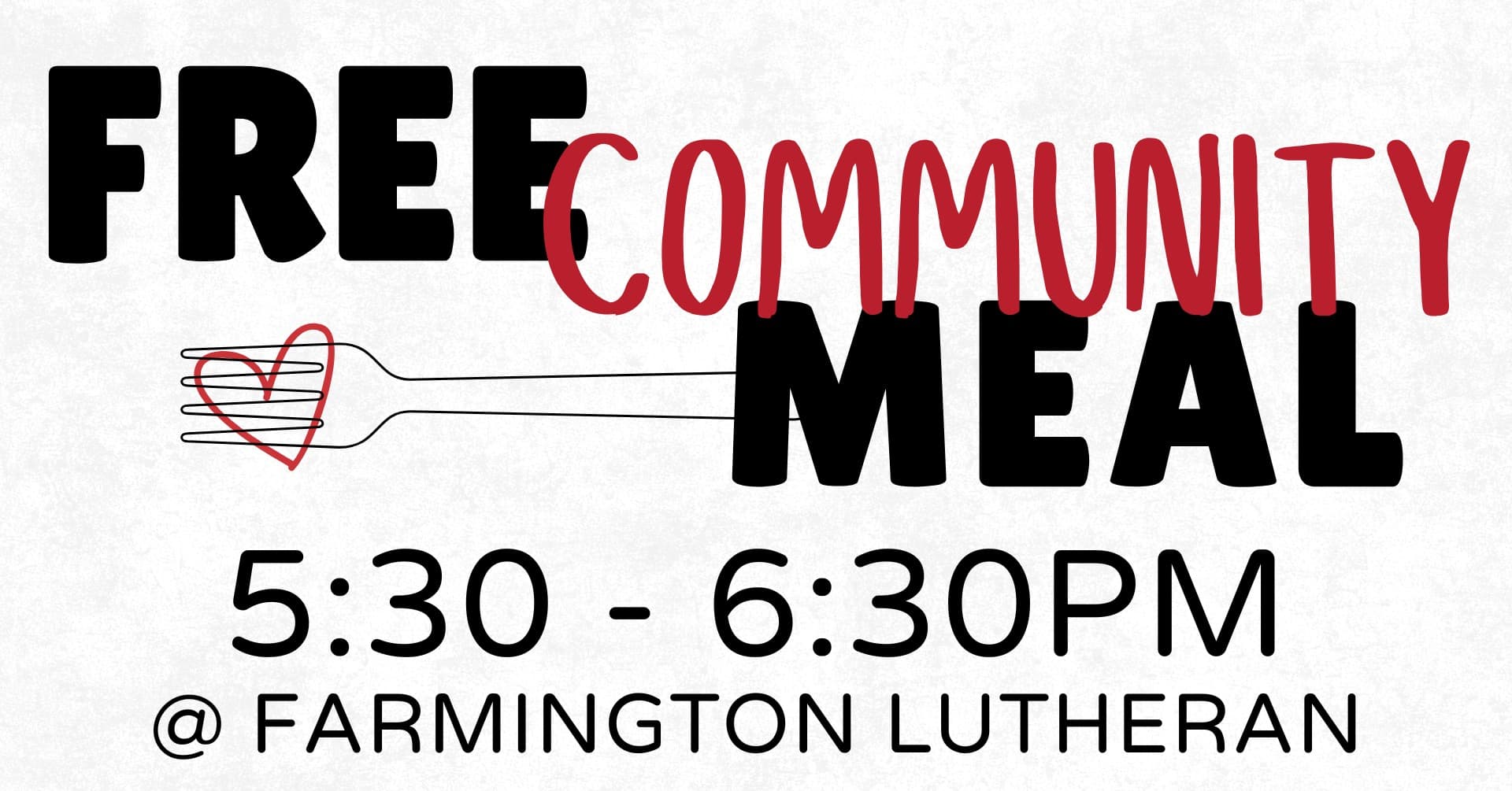 Free Community Meal