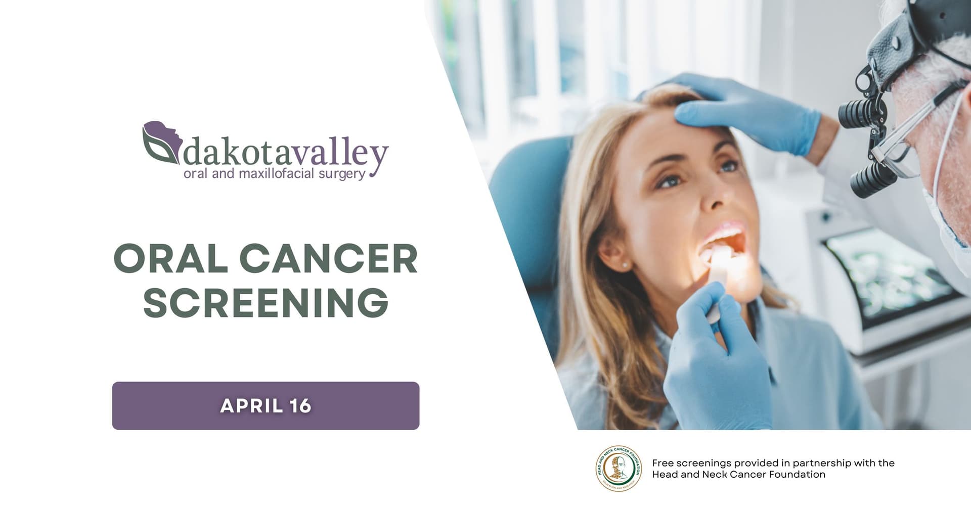 FREE Oral Cancer Screening Event - Lakeville