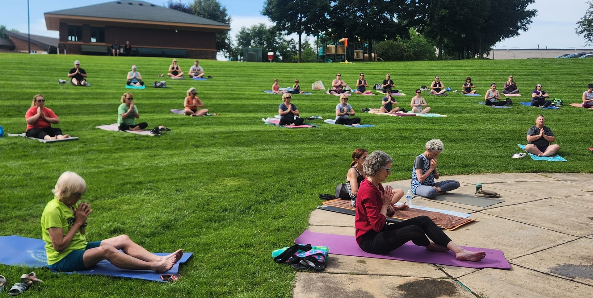 Free Outdoor Yoga in Central Park for ArtBlast