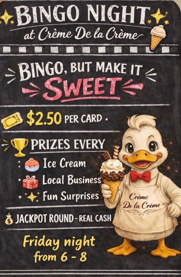 Friday Night Creme Bingo
