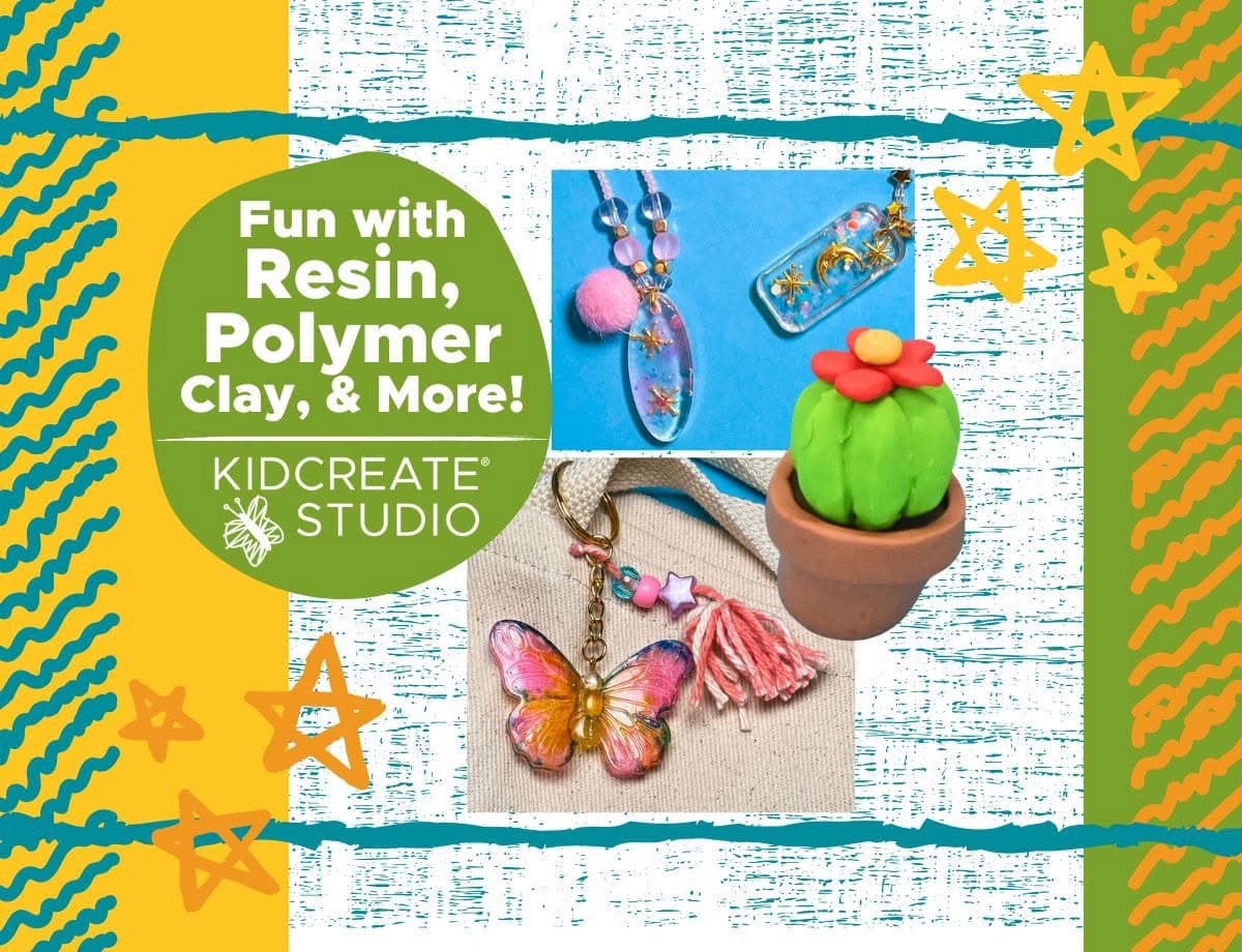 Fun with Resin, Polymer Clay and More (ages 9-14)