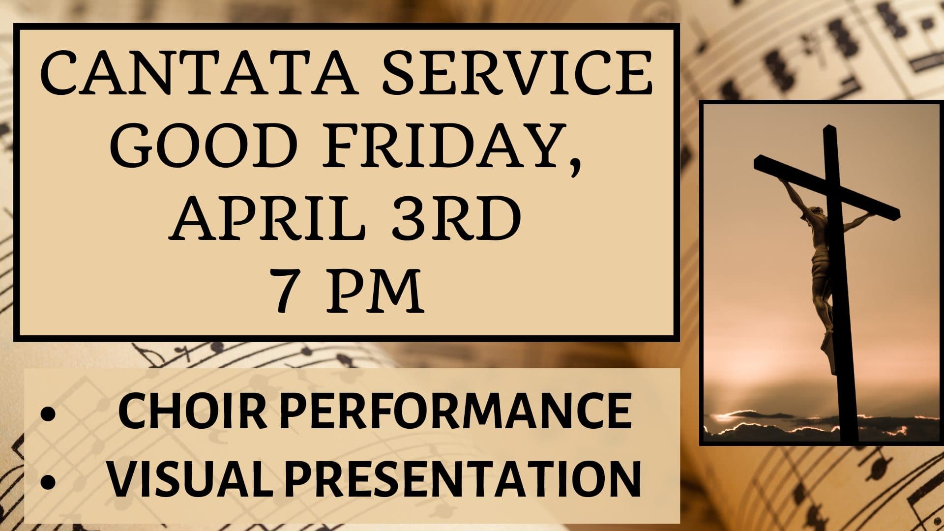 Good Friday Choir Cantata Service