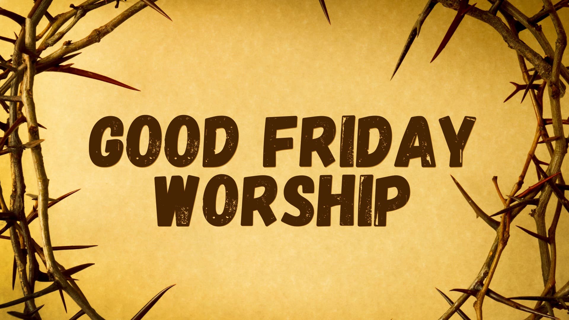 Good Friday Worship Service