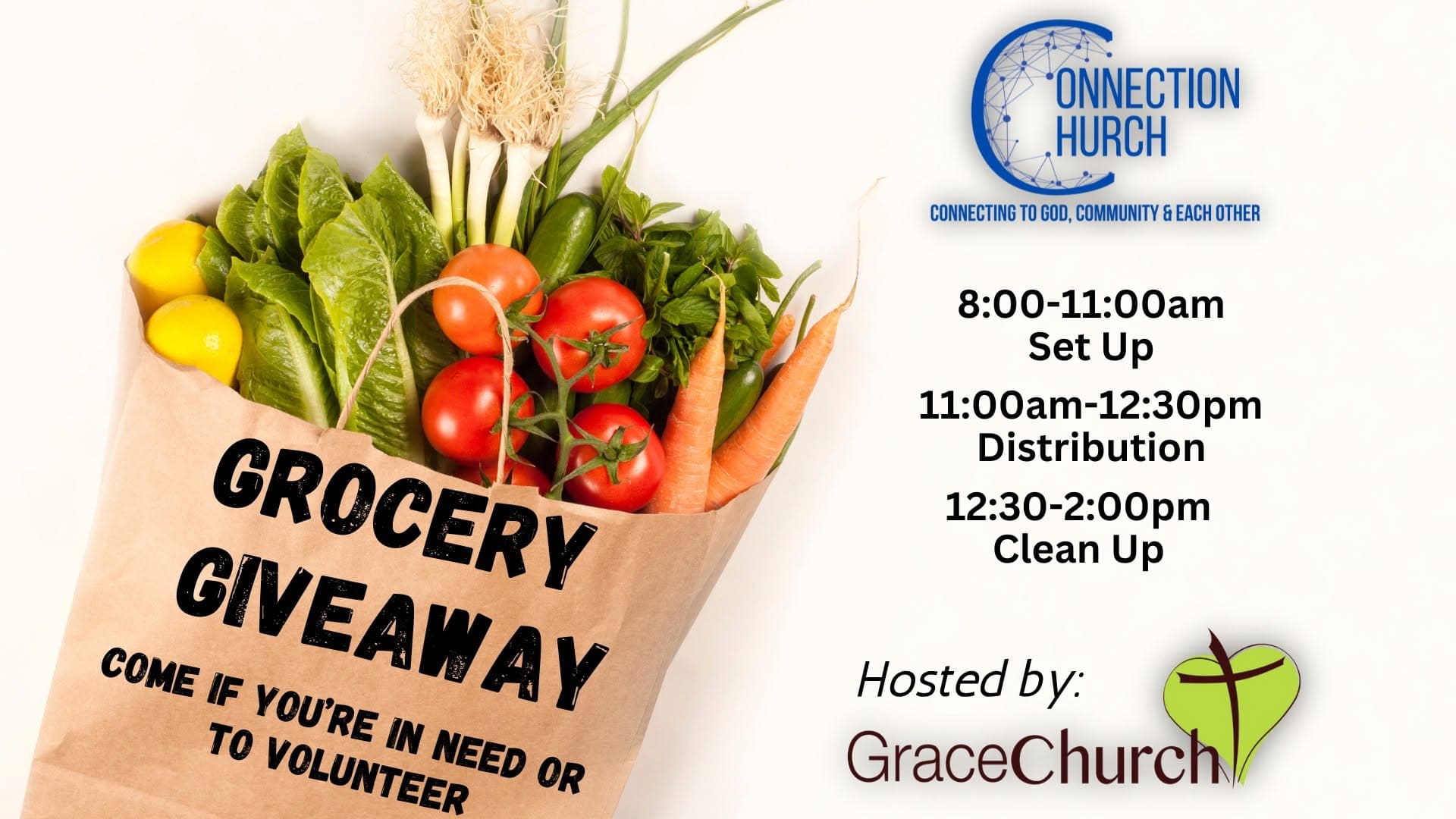 Grocery GiveAway at Grace Church