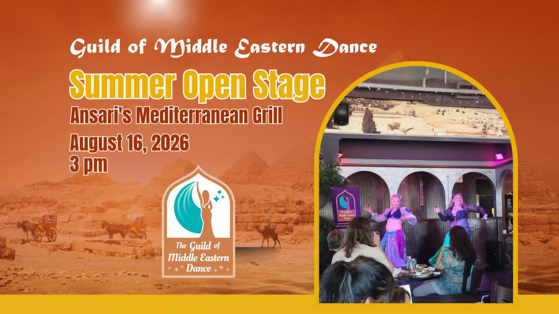 Guild Summer Open Stage at Ansari’s, August 16