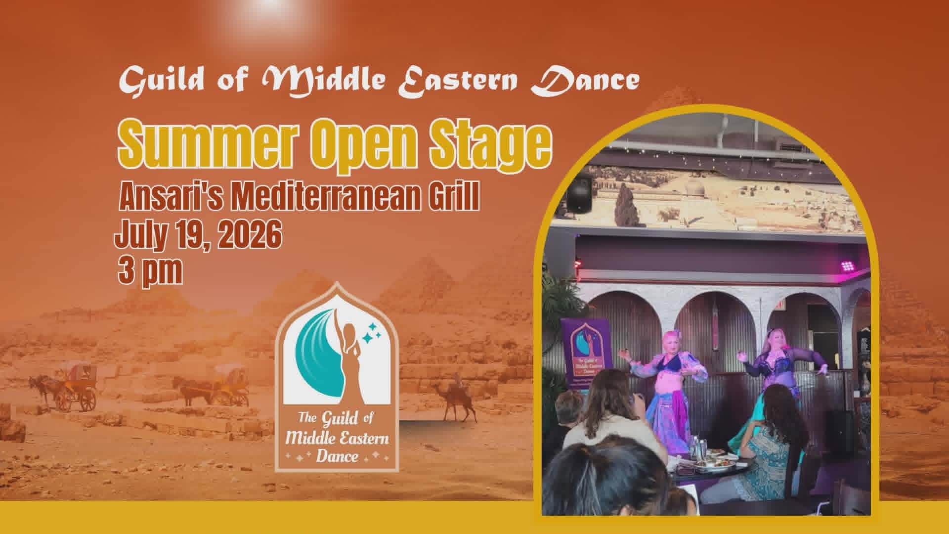 Guild Summer Open Stage at Ansari’s, July 19