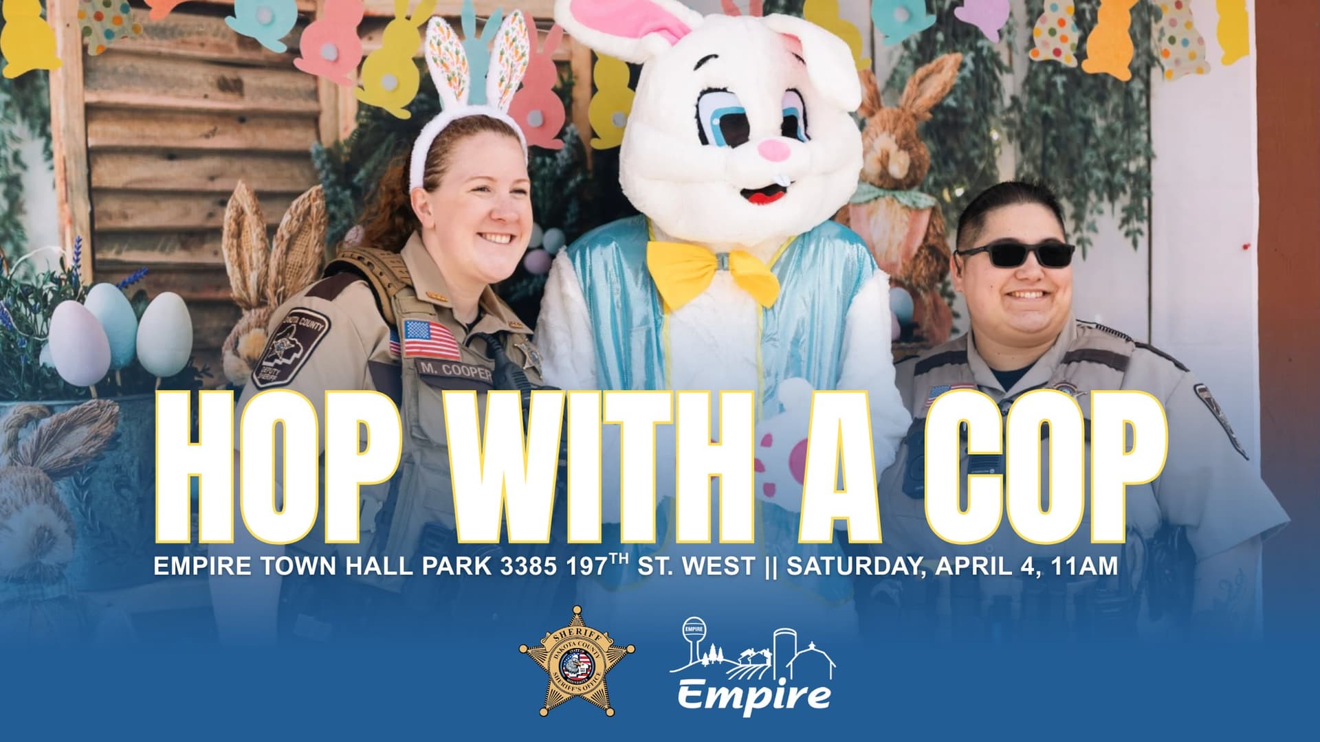 Hop with a Cop Egg Hunt