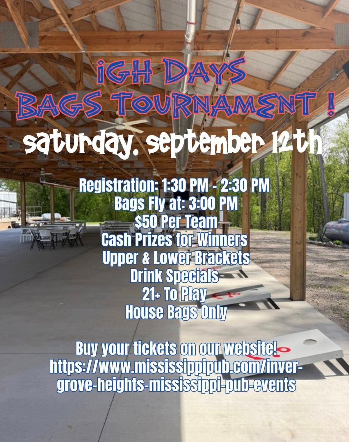 IGH Days Bags Tournament at Mississippi Pub