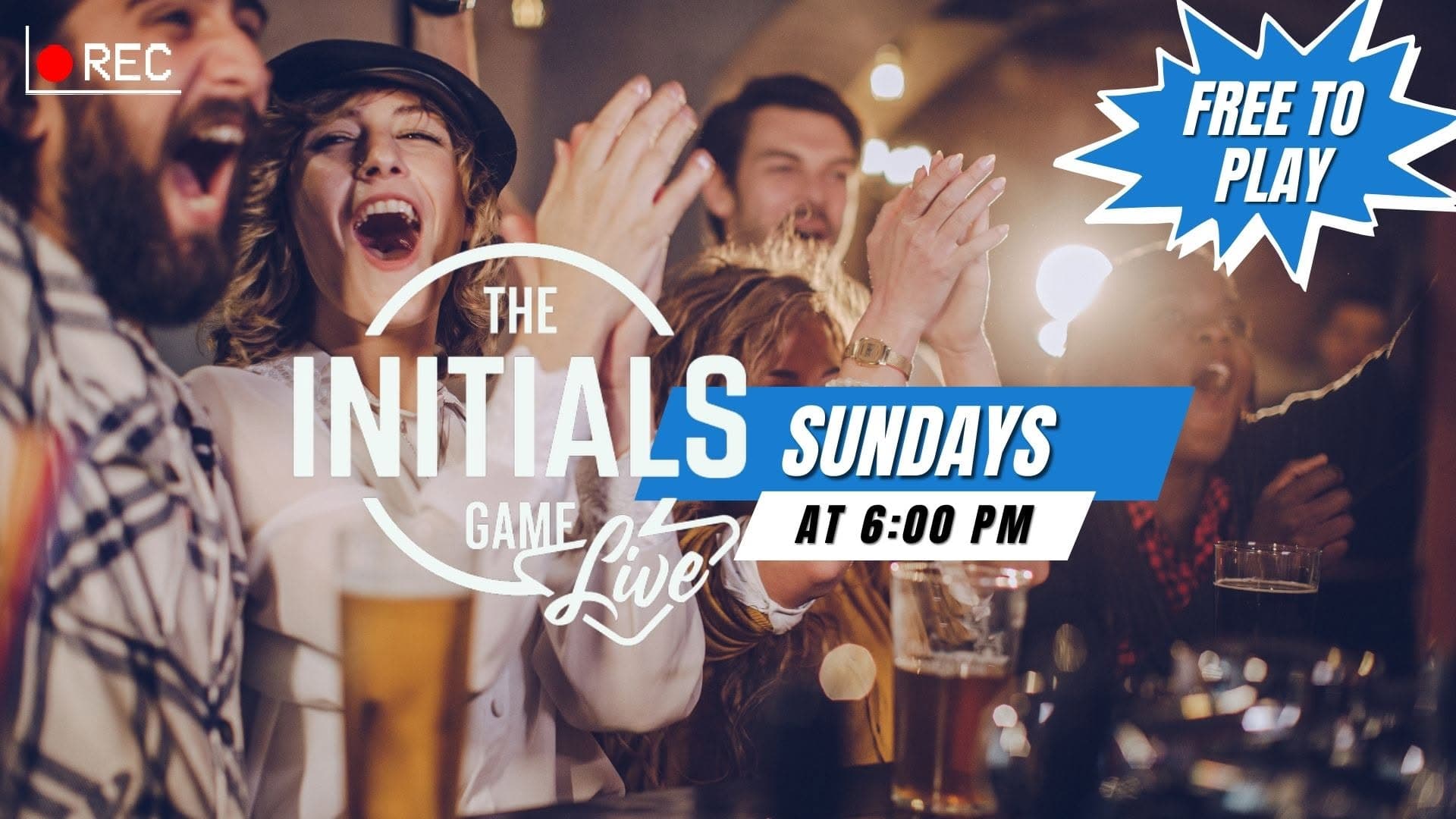 Initials Game Live - Sundays at Bogart's