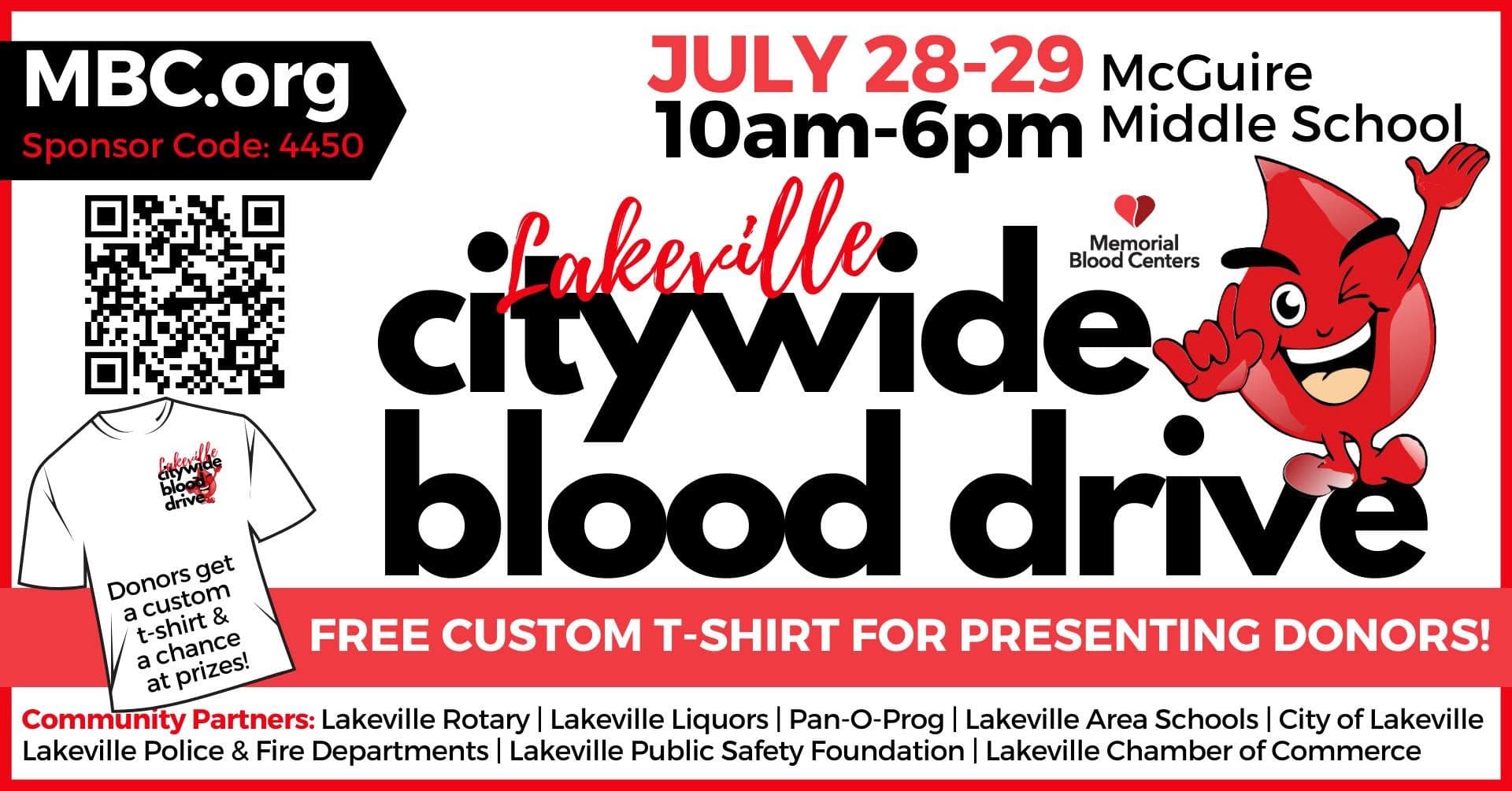 Lakeville Citywide Blood Drive