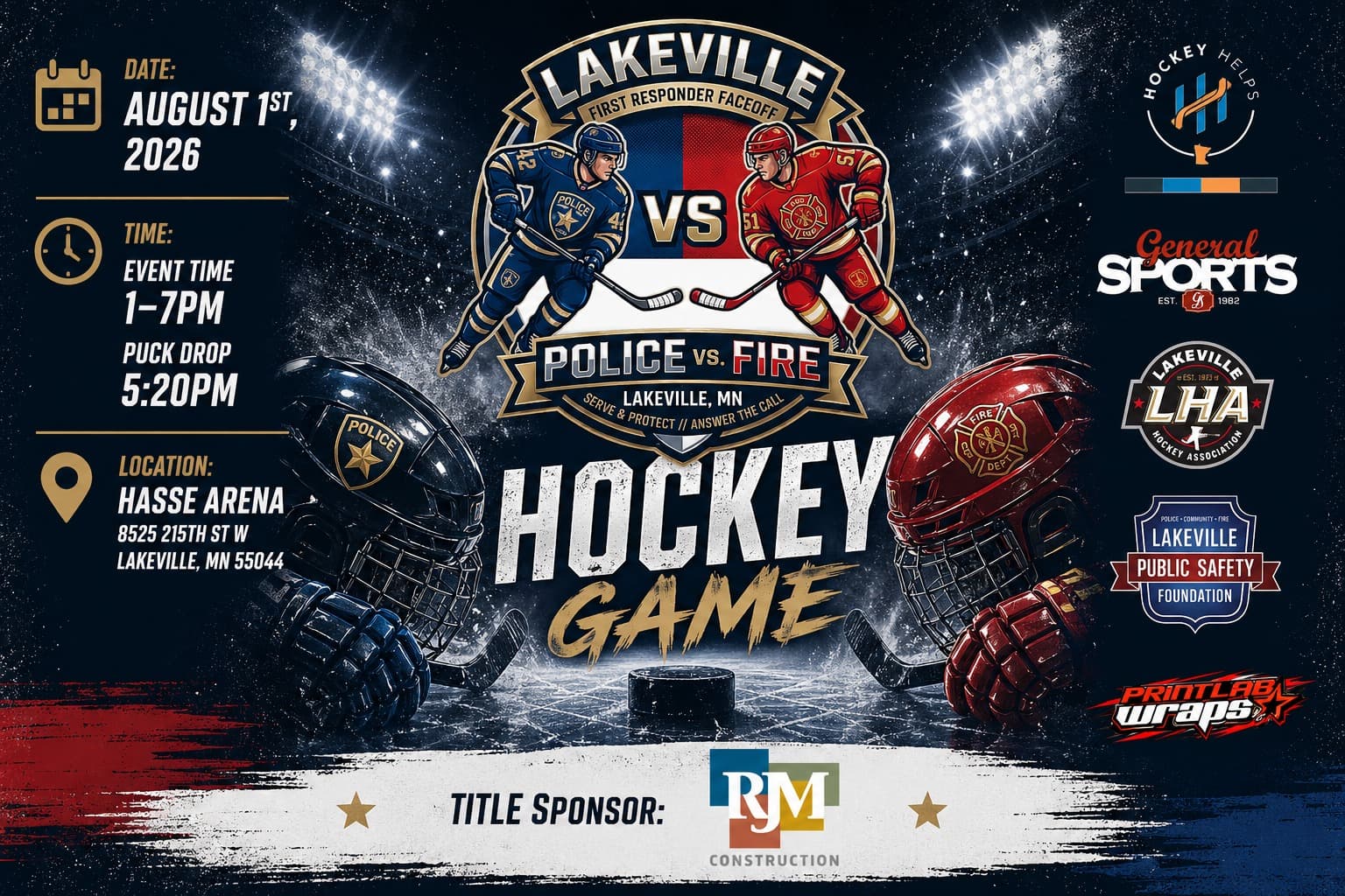 Lakeville First Responder Faceoff