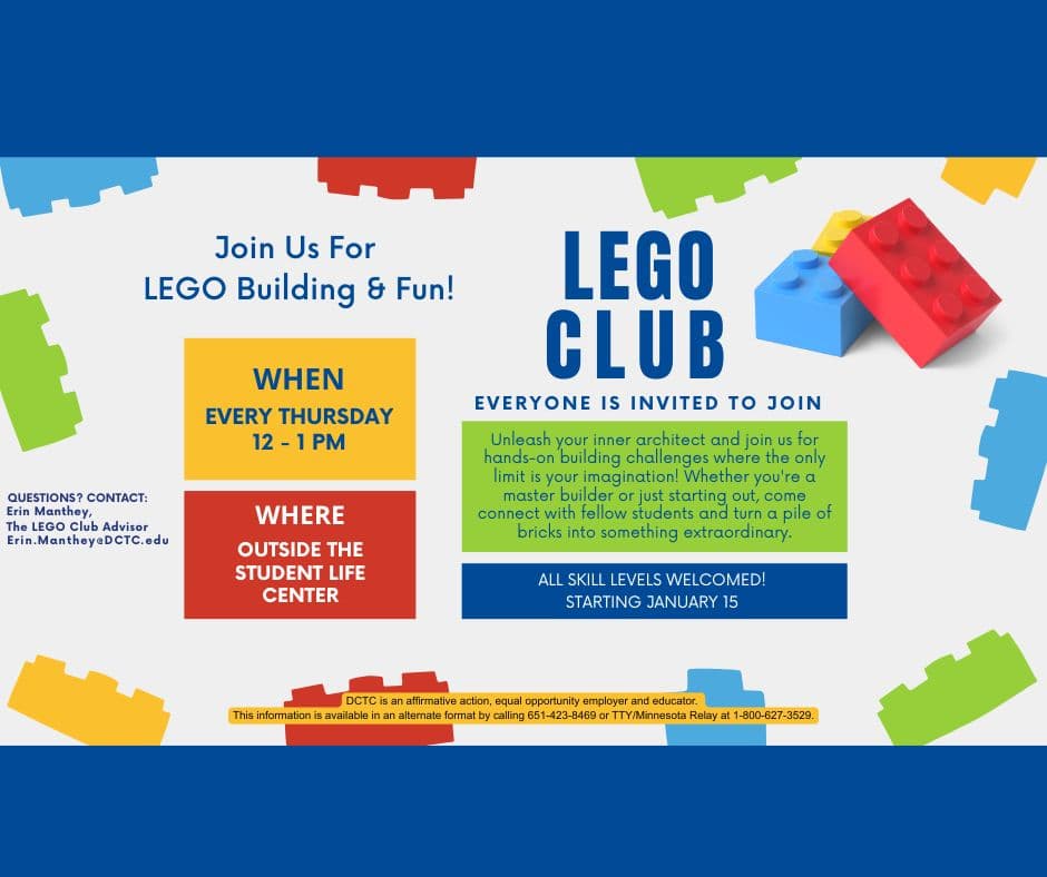 Lego Club Every Thursday!