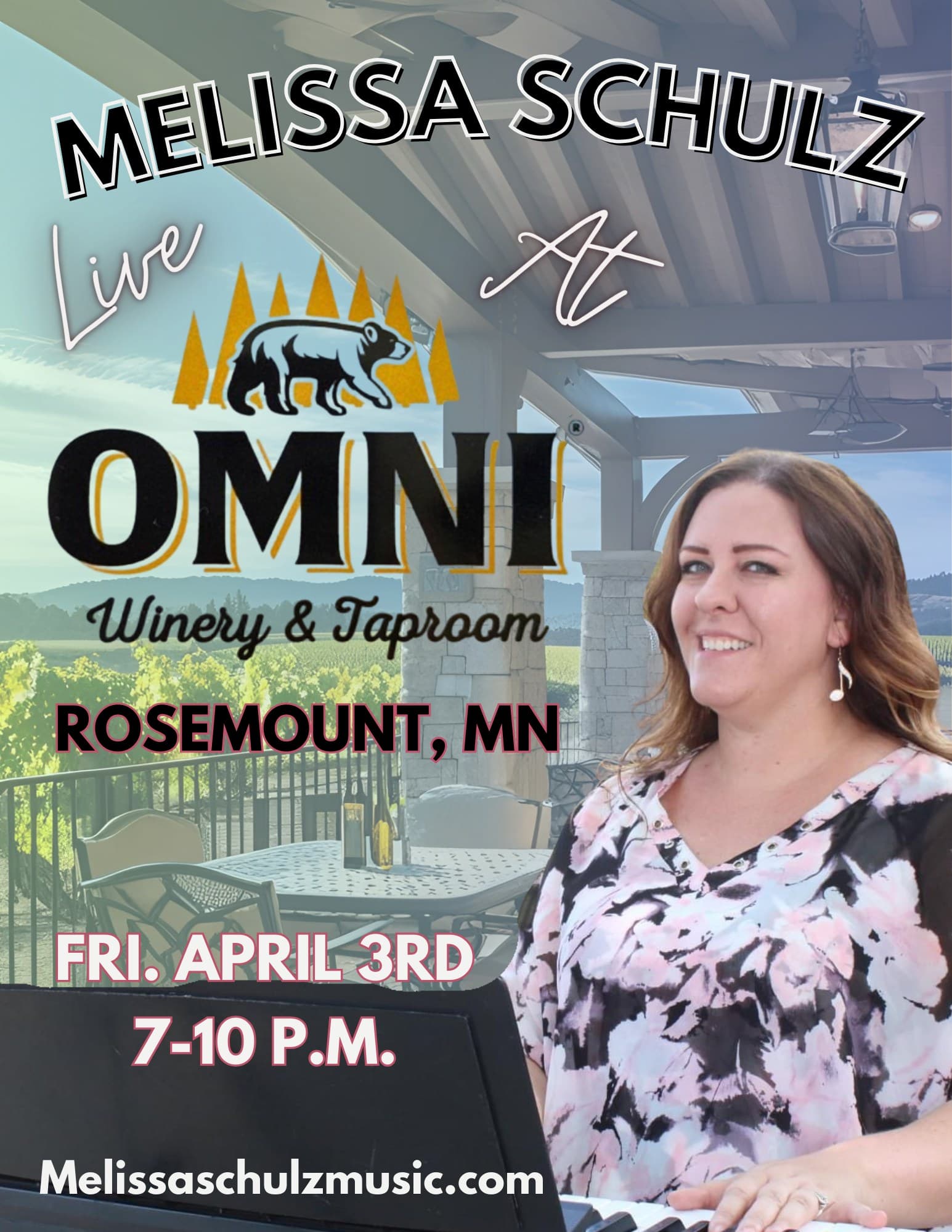 Melissa Schulz LIVE at OMNI Winery/Brewery and Taproom