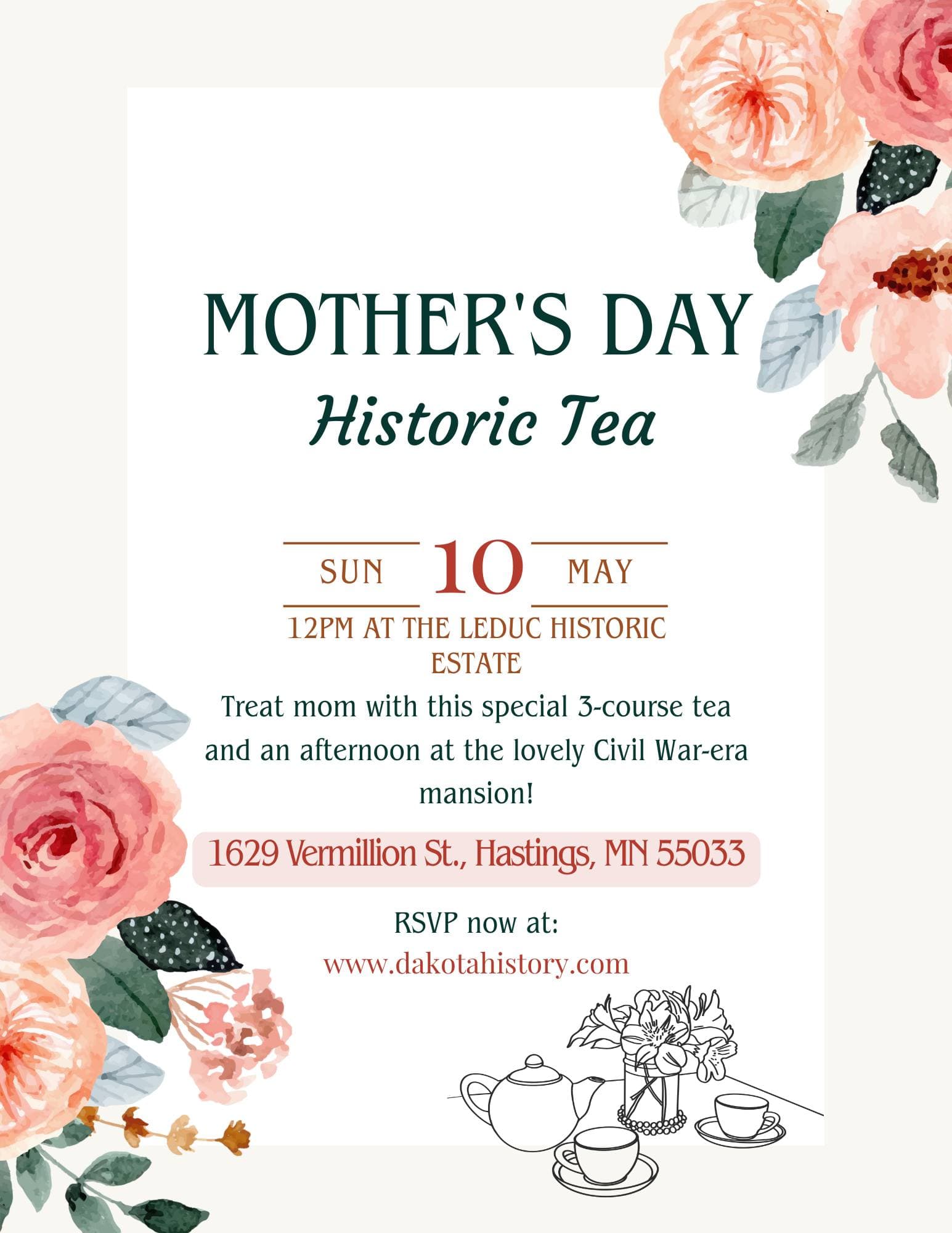 Mother's Day Historic Tea