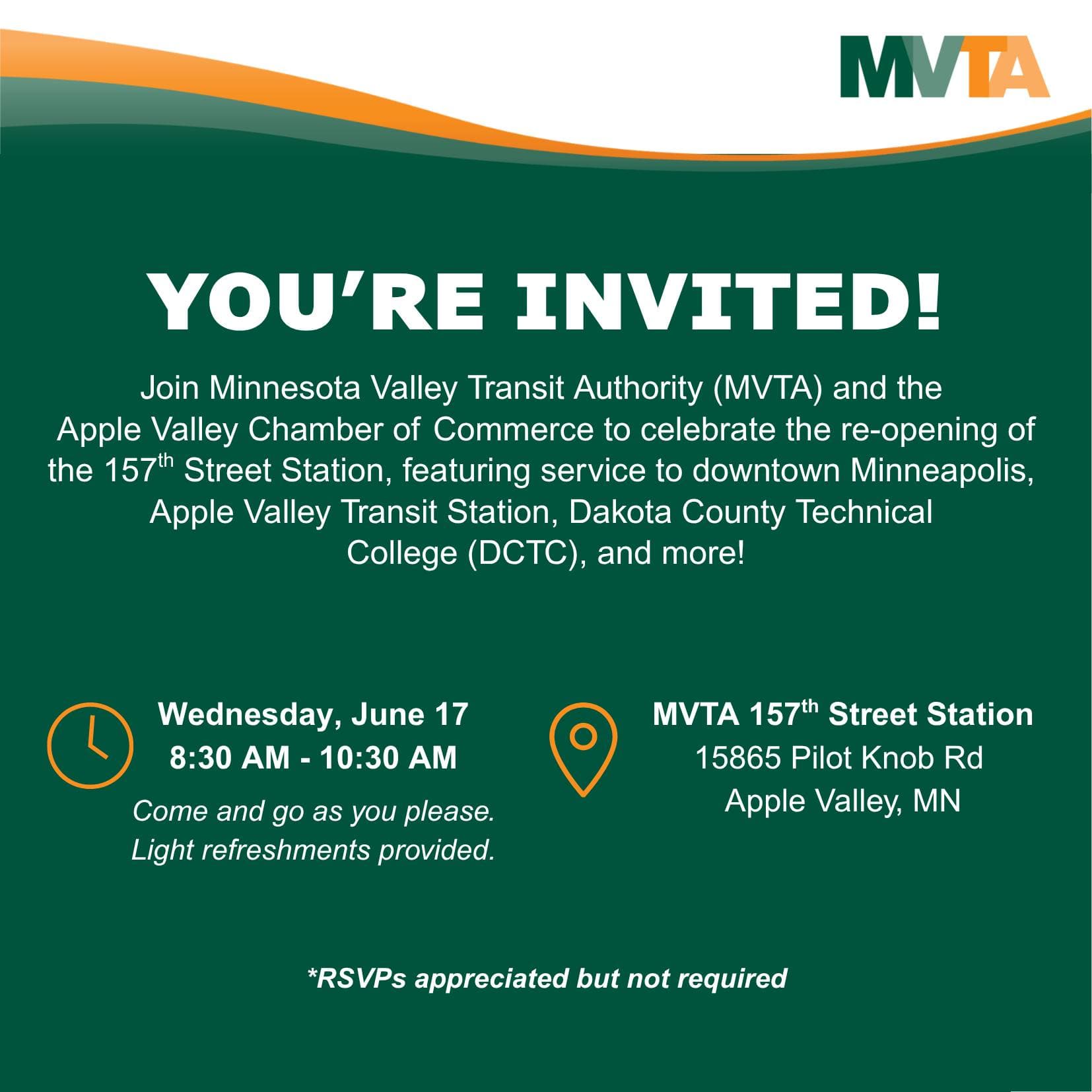 MVTA 157th Street Station Re-Opening