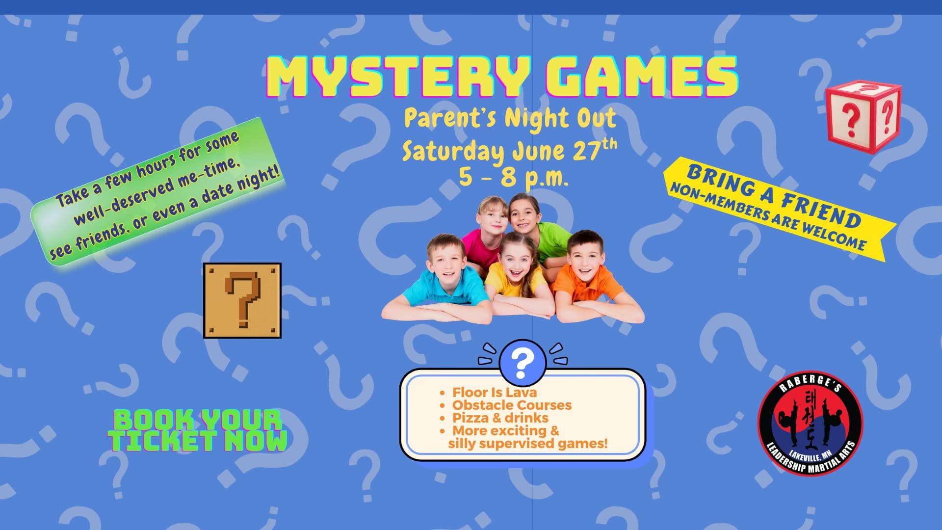 Mystery Games Parents Night Out