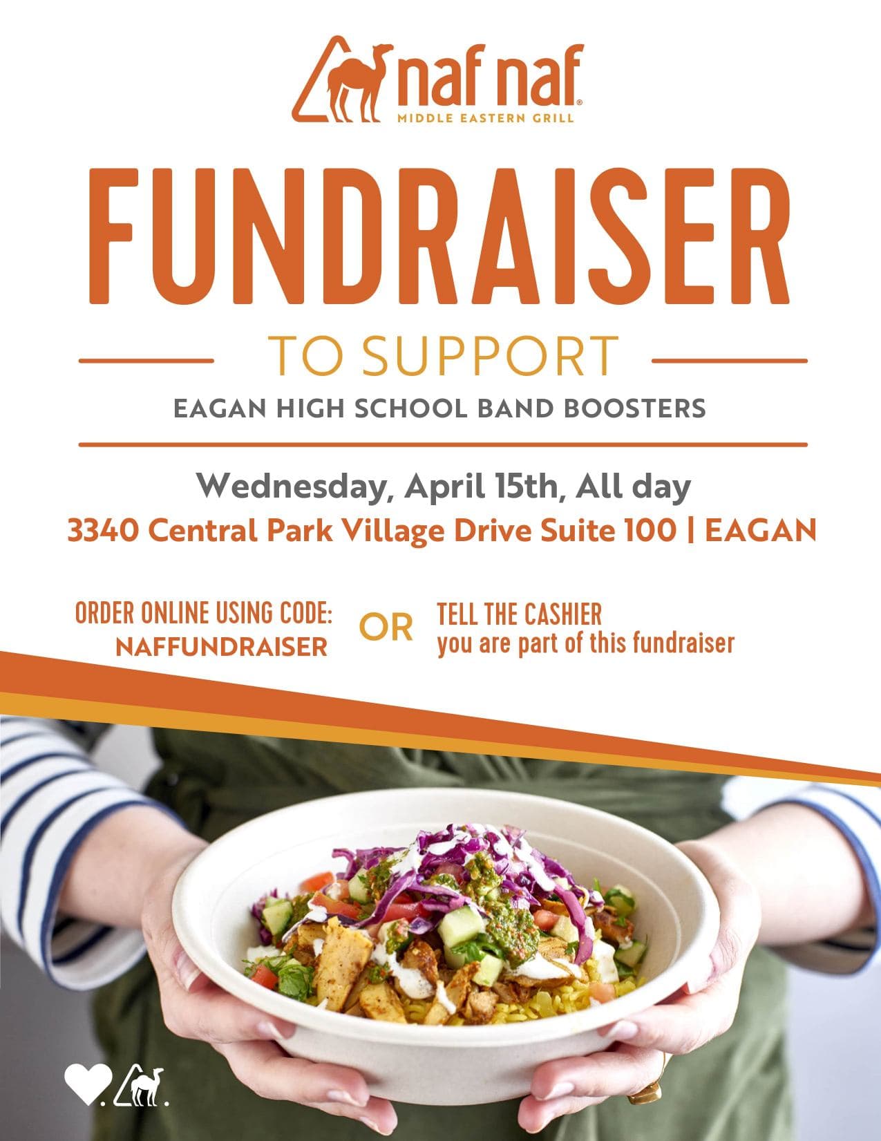 Naf Naf - April Dine-Out for Eagan Schools