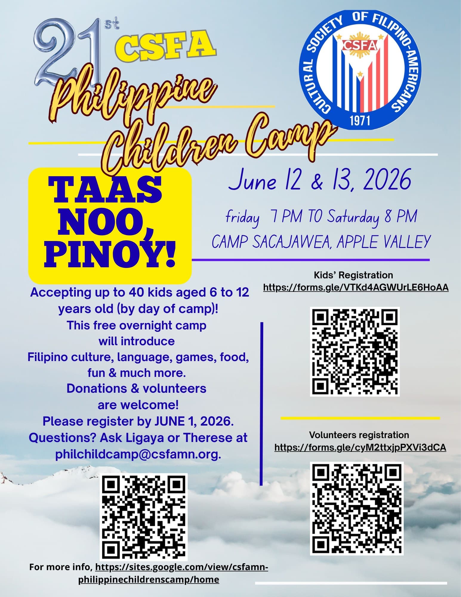 Philippine Children Camp 2026