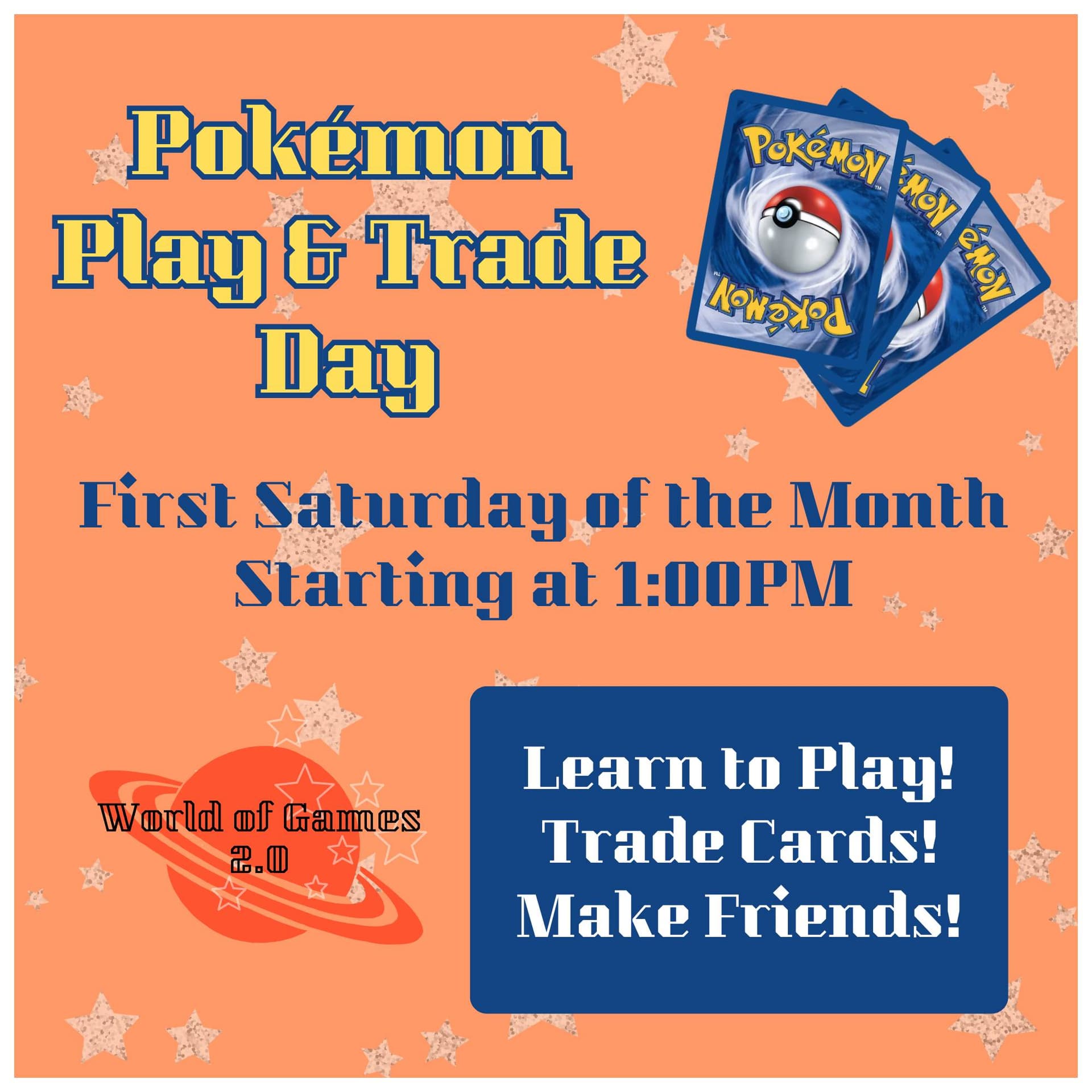 Pokemon Play and Trade day