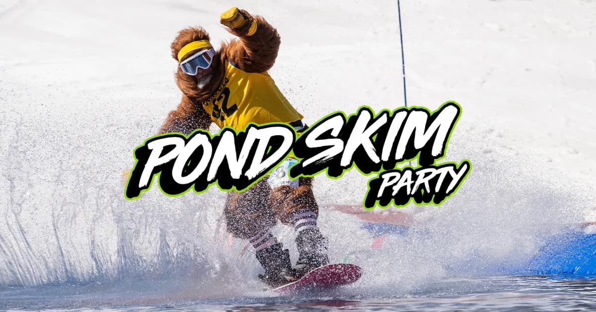 Pond Skim Party at Buck Hill