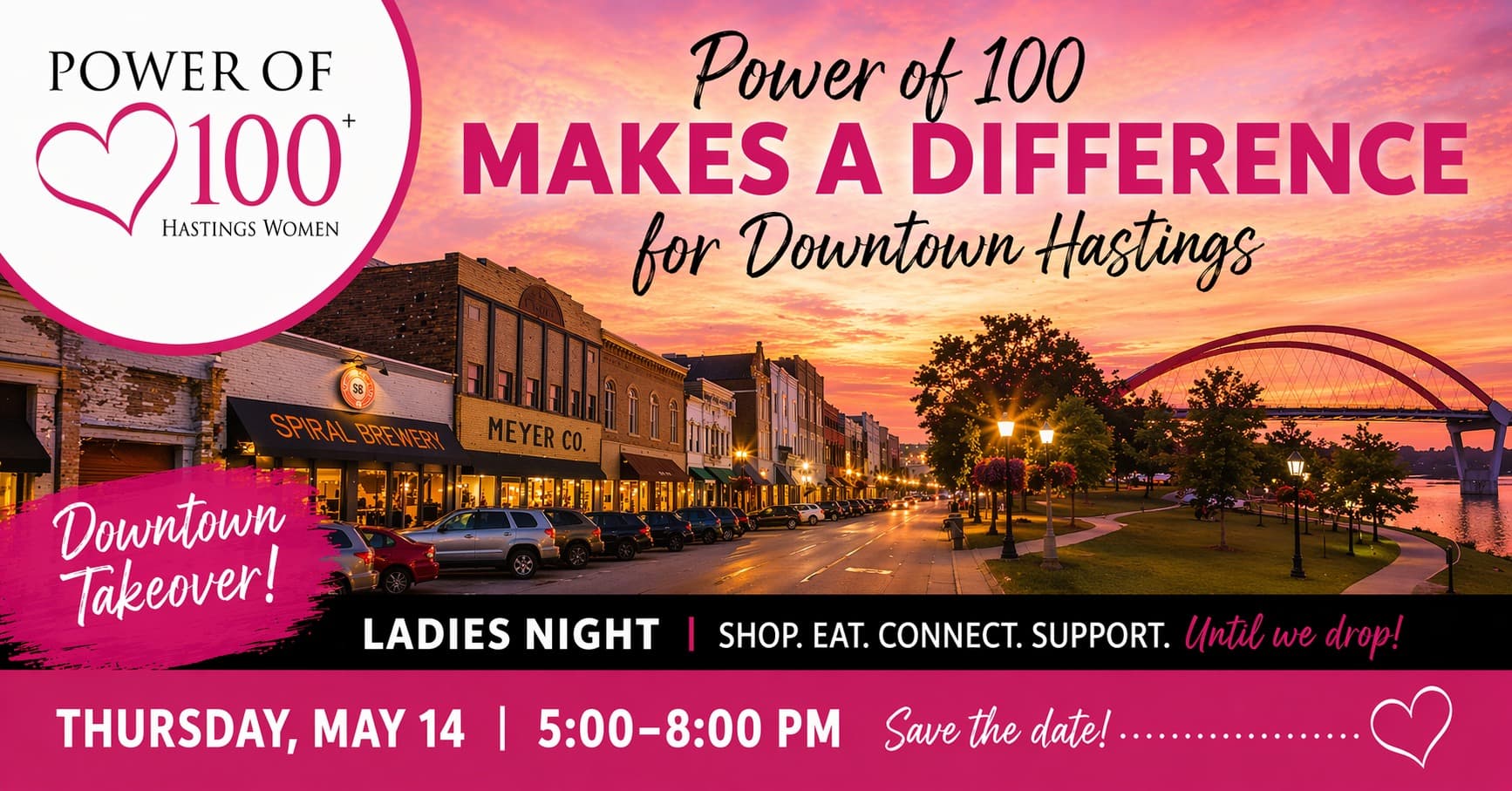 Power of 100 Makes a Difference for Downtown Hastings