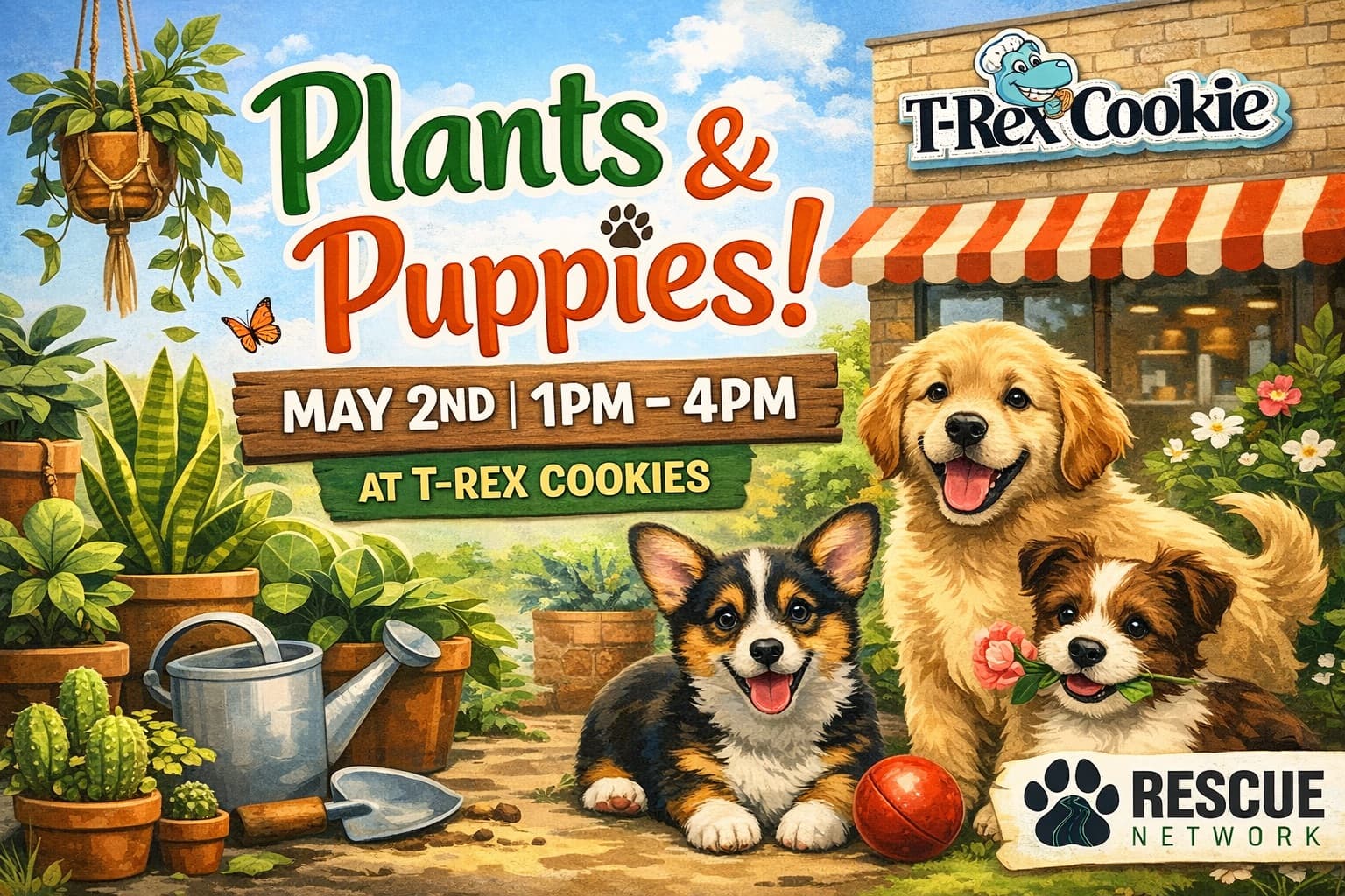 Rescue Network - Plants & Puppies