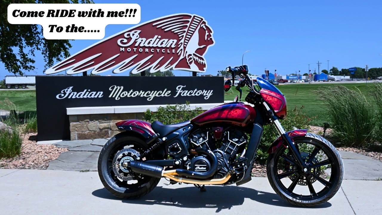Riding to Indian Motorcycle Factory EVENT