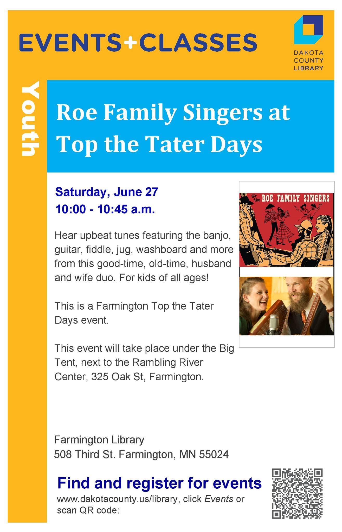 Roe Family Singers at Top the Tater Days