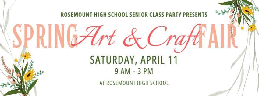 Rosemount High School 2026 Spring Craft Fair