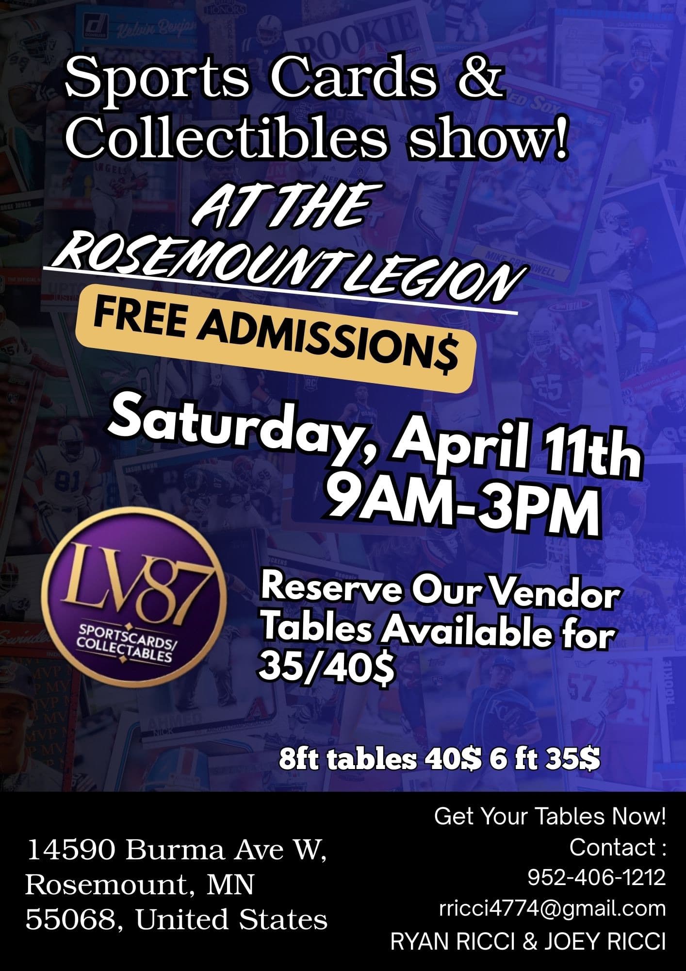 Rosemount Legion Card Show