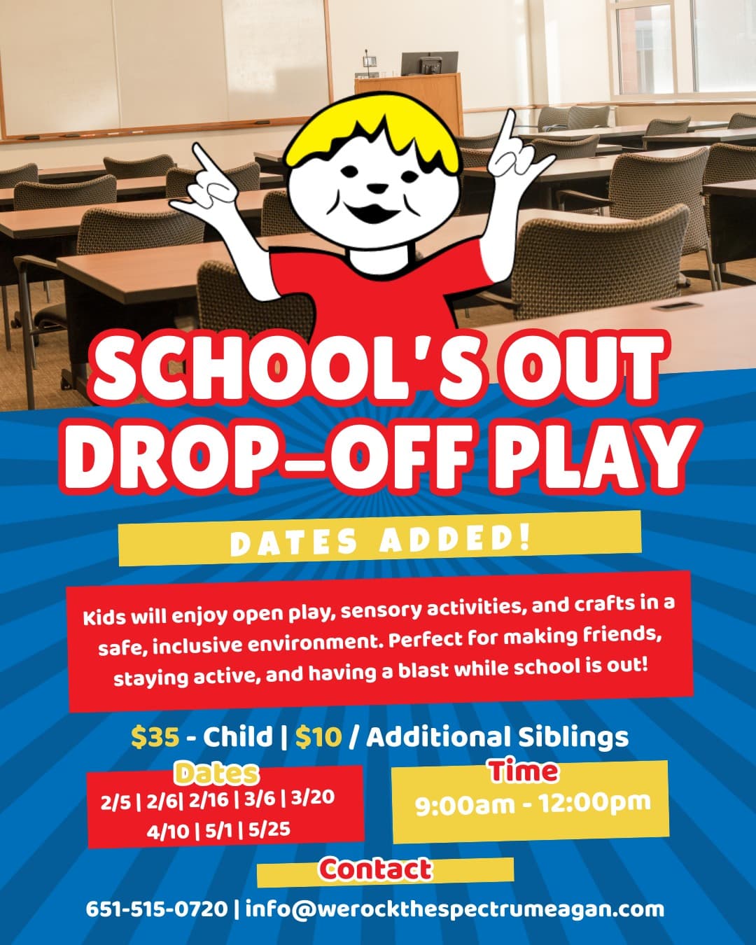 School's Out Drop Off Play